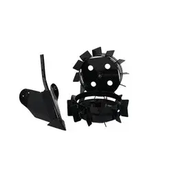 Kit de ruedas metálicas y aporcador para motocultor Garland